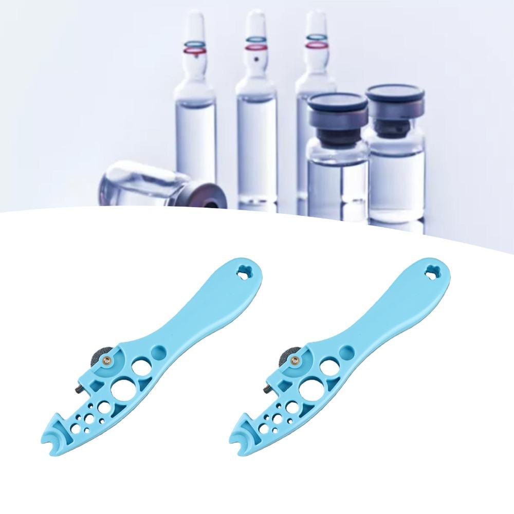 2Pcs Plastic Ampoule Bottle Opener Grinding Wheel Multifunctional Ampoule Cutter  Home Use