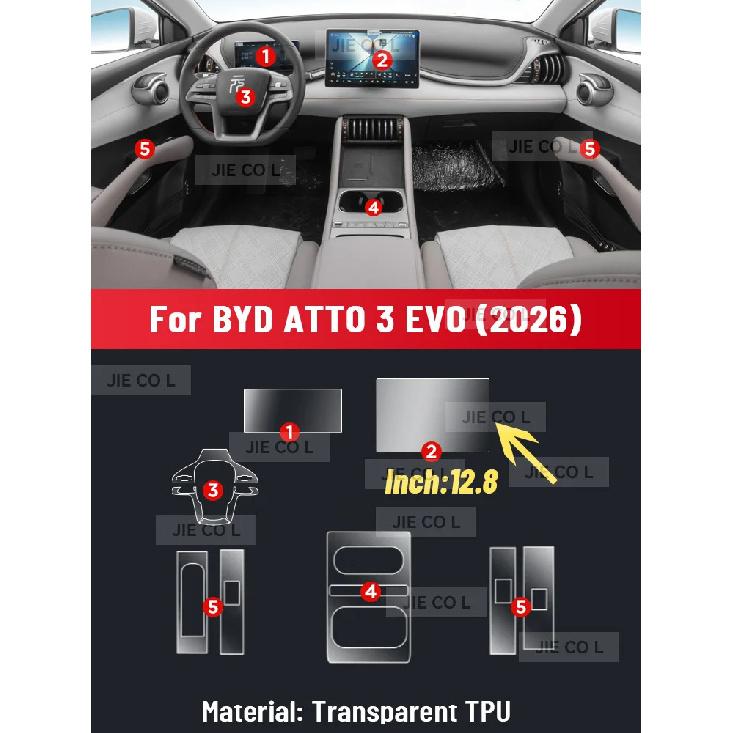 Priekš BYD ATTO 3 EVO 2026