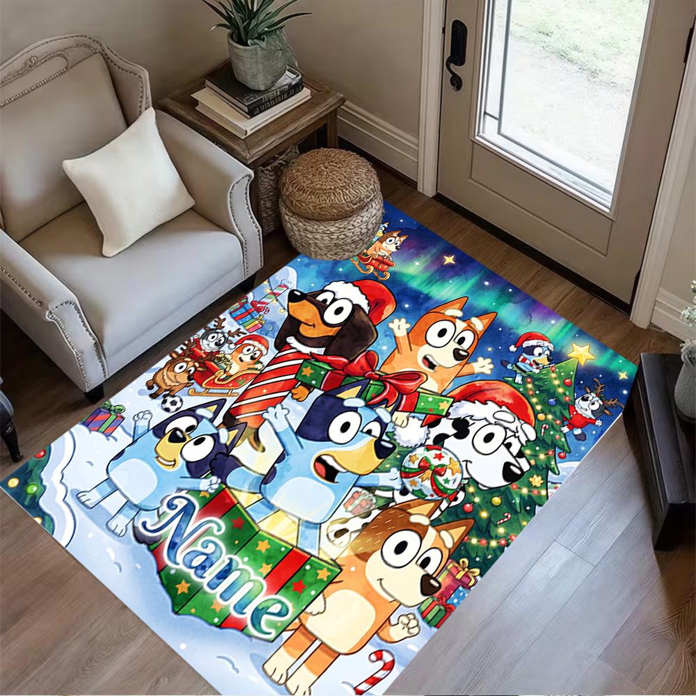Halloween Soccer Fun Customize Your Name Floor Rug Office Rug Design for Outdoor Dormitory Hallway Decorate room Anti-slip Rug Office home decor