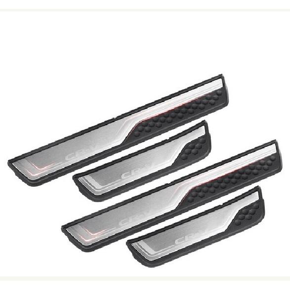 4Pcs Door Sill Scuff Plate Guards Cover Protectors For Honda CR-V CRV 2017-2020