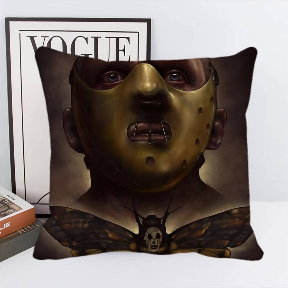 Horror TV Series Hannibal Pillow Case Square Pillow Bedroom Sofa Leisure Comfort Cushion Home Decoration