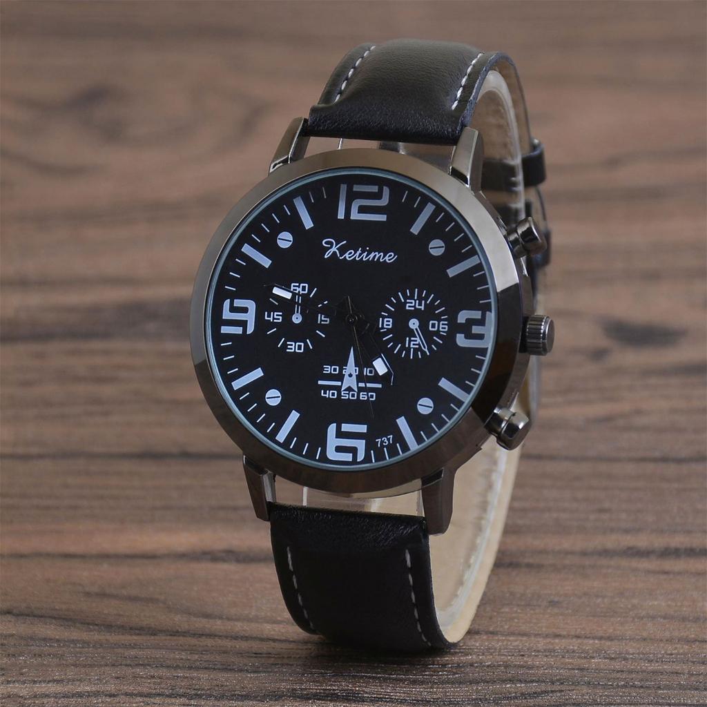 Men's Waterproof Luminous Running Alarm Clock Watch