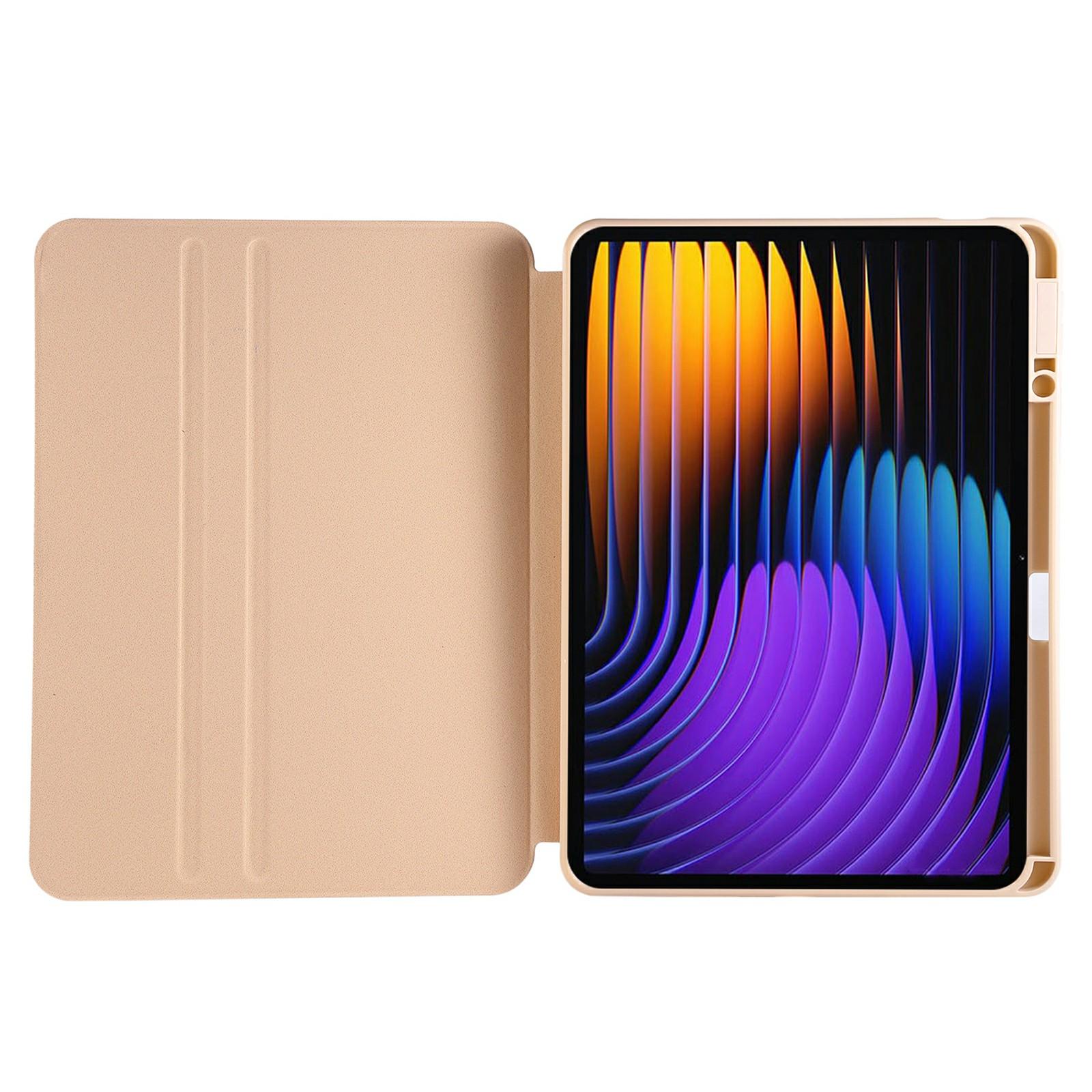 

For Xiaomi Pad 7 Pro/Pad 7 Case Stand Leather Tablet Cover Rose Gold