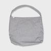 Reverse Logo Check Bag / Black