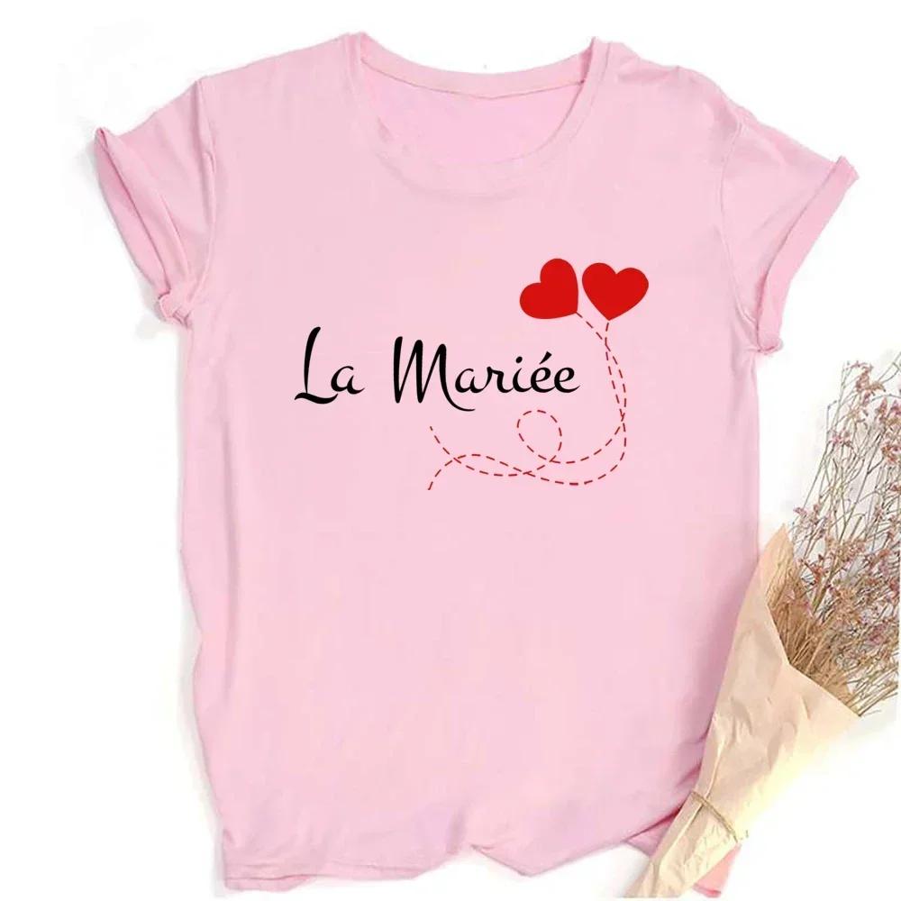 Friend Print Bachelorette Party T-shirt EVJF Team of The Bride T Shirt Outfitwedding Team Bride Witness Bridesmaid Tops Clothes
