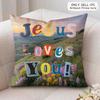 Positive Words Cushion Cover Soft Plush Fabric DoubleSided Printed Cushion Covers for All Seasons Home Decor
