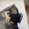 Retro small bag women's spring and summer new handbag high-end simple commuting fashion messenger bucket bag