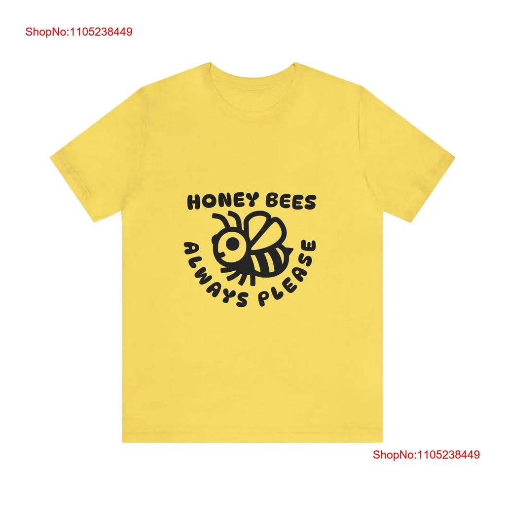 Honey Bees Always Please Jersey T Shirt in Support of a Most Underappreciated Insect Great Idea vintage Washed Soft Stylish