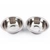 Cute Double Twin Stainless Steel Bowls Dog Puppy Cat Pet Food Water Bowl Dish Iron Stand