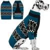 IECOii Male Dog Sweater,Thick Knitted Dog Sweaters for Small Medium Dogs Boy,Mid Neck Knitwear Extra Warm Pullover for Cold Weather,Cozy & Stretchy