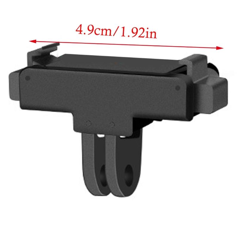 Magnetic Quick Release Adapter For Action Cameras Foldable Mount Double Interfaces 1/4 Screw And  Design Securedly