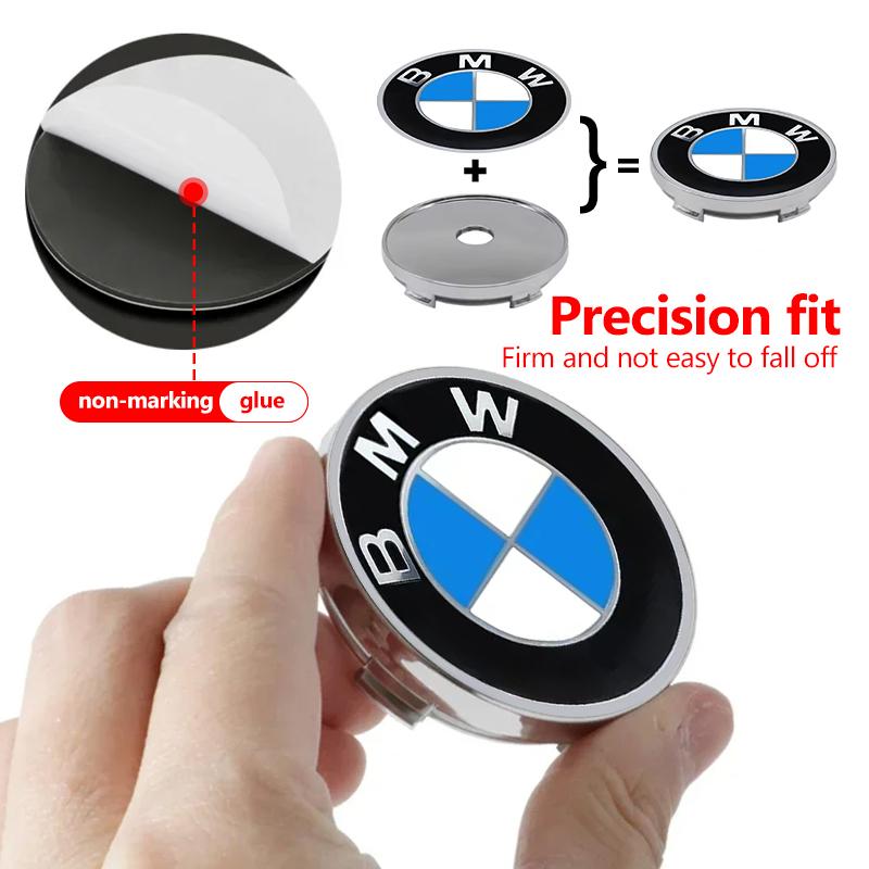 For BMW C4pcs 60mm Car Wheel Center Cover Hub Cap Auto Decoration Accessories For BMW X1 X2 X3 X4 X5 X6 F49 F39 F25 G01 F16 G06 G07 F25