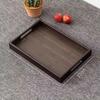 Walnut Style Bamboo Commercial Serving Trays
