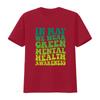 Retro Green Gradient In May We Wear Unisextal Health Awareness Print Casual T Shirt vintage Washed Slightly designer clothes