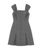 Ordinary Holiday Stripe Dress [Charcoal]