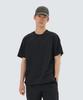 SNOWPEAK APPAREL Cooling Thin Tech Basic Short Sleeve T-Shirt (S25Musts32) Black
