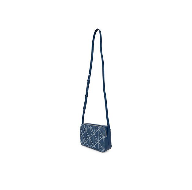 Taška Calvin Klein Emblem Aop Denim Camera Bag