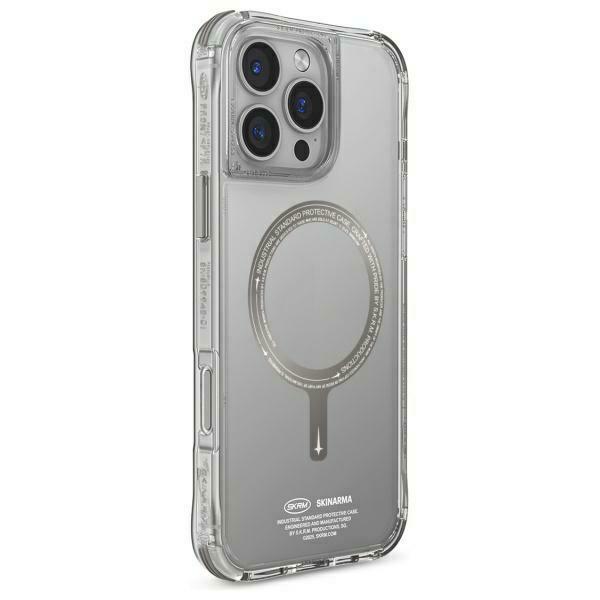 Skinarma Saido Hoesje Voor Iphone 16 Pro 6.3 Met Magnetische Oplading Titanium