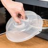 Microwave Oven Cover Food Kitchen Accessory -proof Meal Top Household Pp Protector Transparent Lid Practical