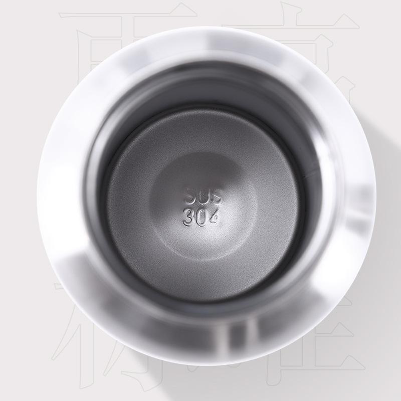 304 American-Style Wide Mouth Insulated Stainless Steel Sports Kettle, Double Wall, Large Capacity for Outdoor Cycling