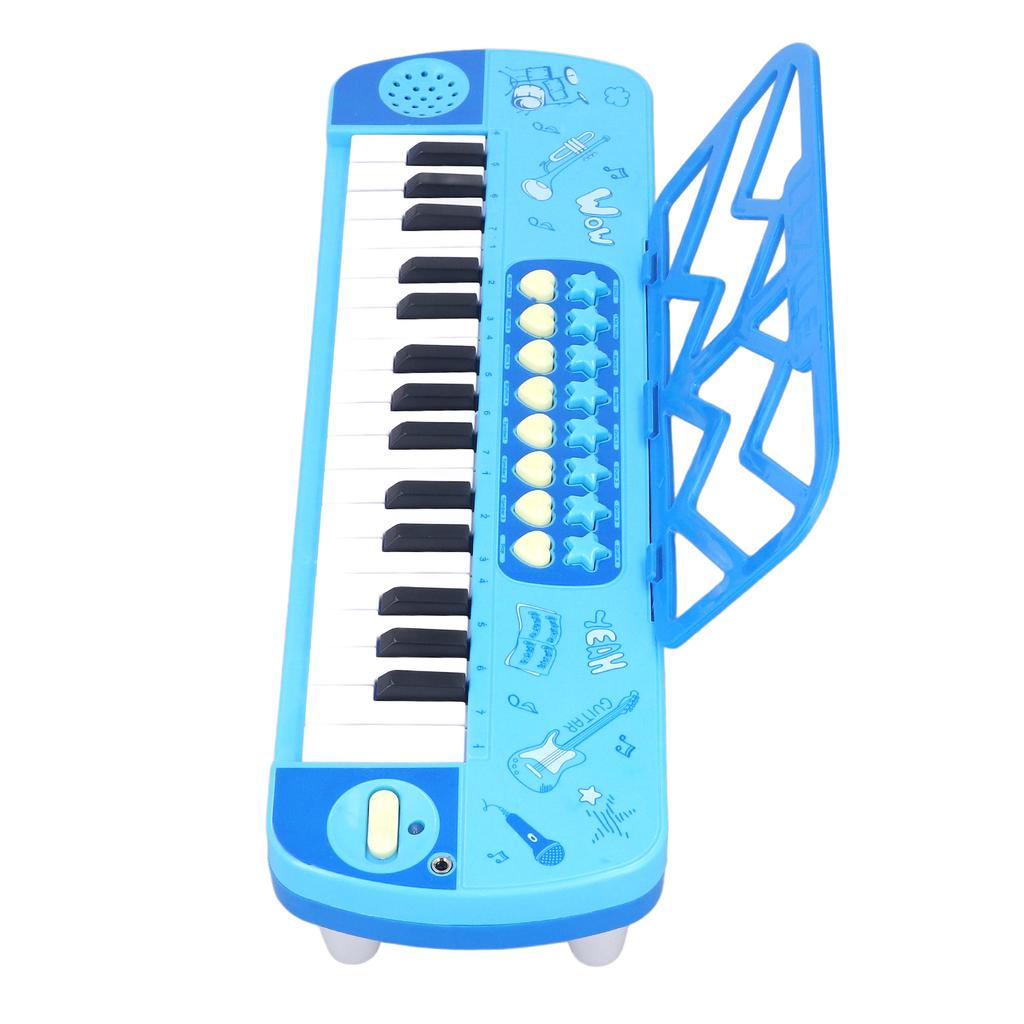 Electronic Keyboard Piano Toy Mini 37 Keys Keyboard Piano Musical Toy with Microphone for Baby