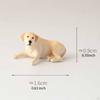 1/64 Miniature Animal Model Painted Realistic Scene Decor for DIY
