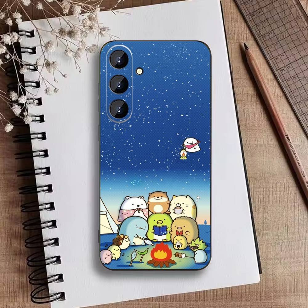 

H-Sumikko Gurashi Phone Case For Samsung Galaxy A73,21,22,32,71,53,52,51,80,5G Soft Black Cover Samsung a22 5g