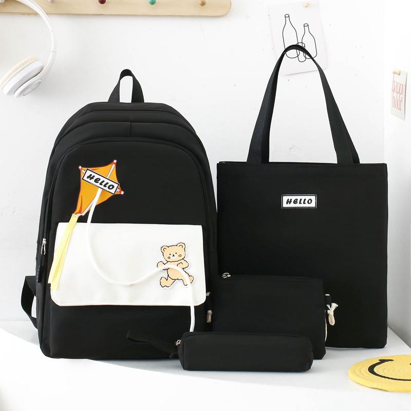 The Schoolbag Is Small and Fresh, the New Schoolbag Is Female, Simple and Large-capacity, Light and Casual Backpack, Cute, Primary School