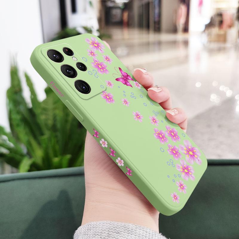 

Butterfly In Bloom Phone Case For Samsung Galaxy S25 FE S24 S23 S22 S21 S20 Ultra Plus FE S10 Note 20 ultra 10 Plus Cover S25 Plus