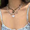 Jewelry Holiday Style Sweet Irregular Gravel Collarbone Necklace, Simple Star Bead Necklace