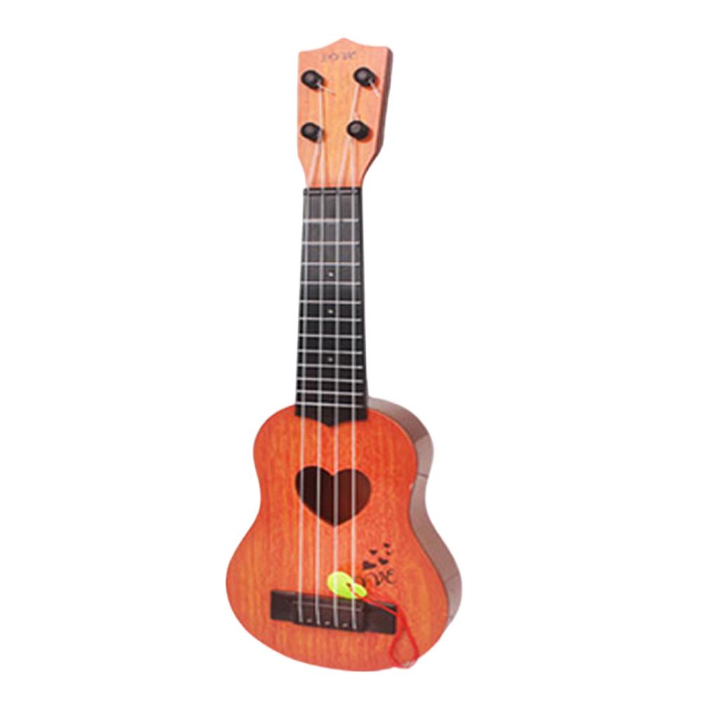 Chitară practică, prietenoasă cu copiii, ukulele, jucărie, 38 cm, accesoriu educativ pentru instrumente muzicale, pentru muzicieni aspiranți