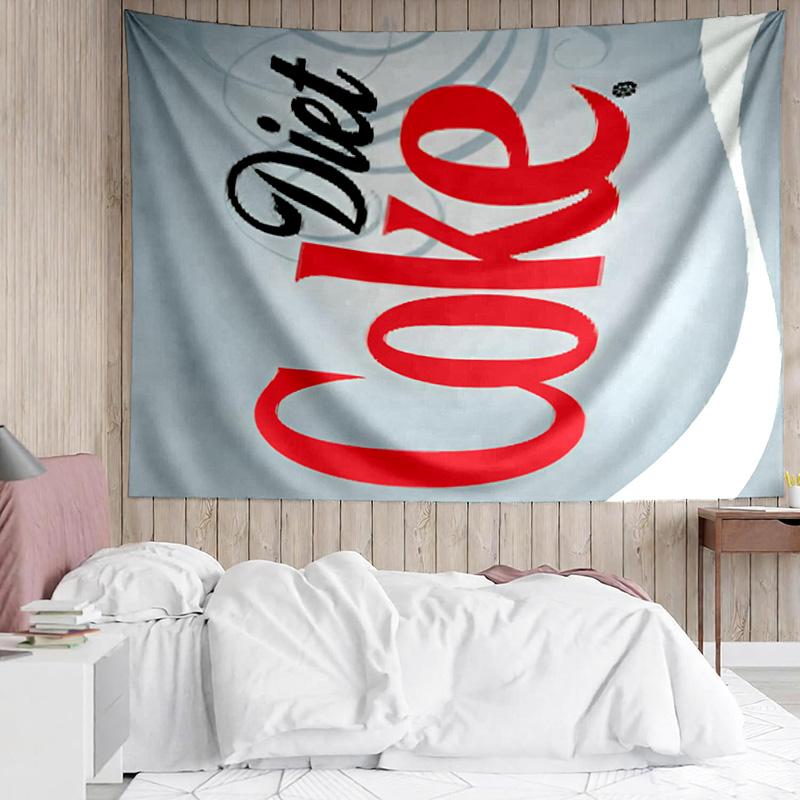 1PC Stay Crisp Coke Tapestry Accessories Playroom Tapestry, for Bedroom,Livingroom, Dormitory Room Wall Decor Fan Birthday Gifts