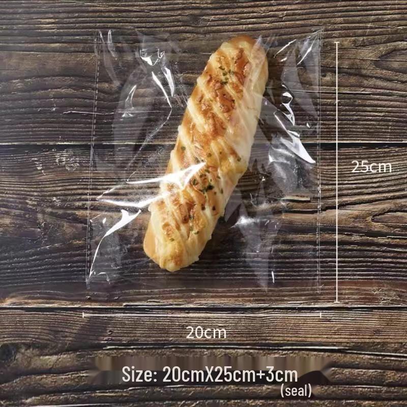 

Self-Sealing Transparent Cookie & Bread Bags