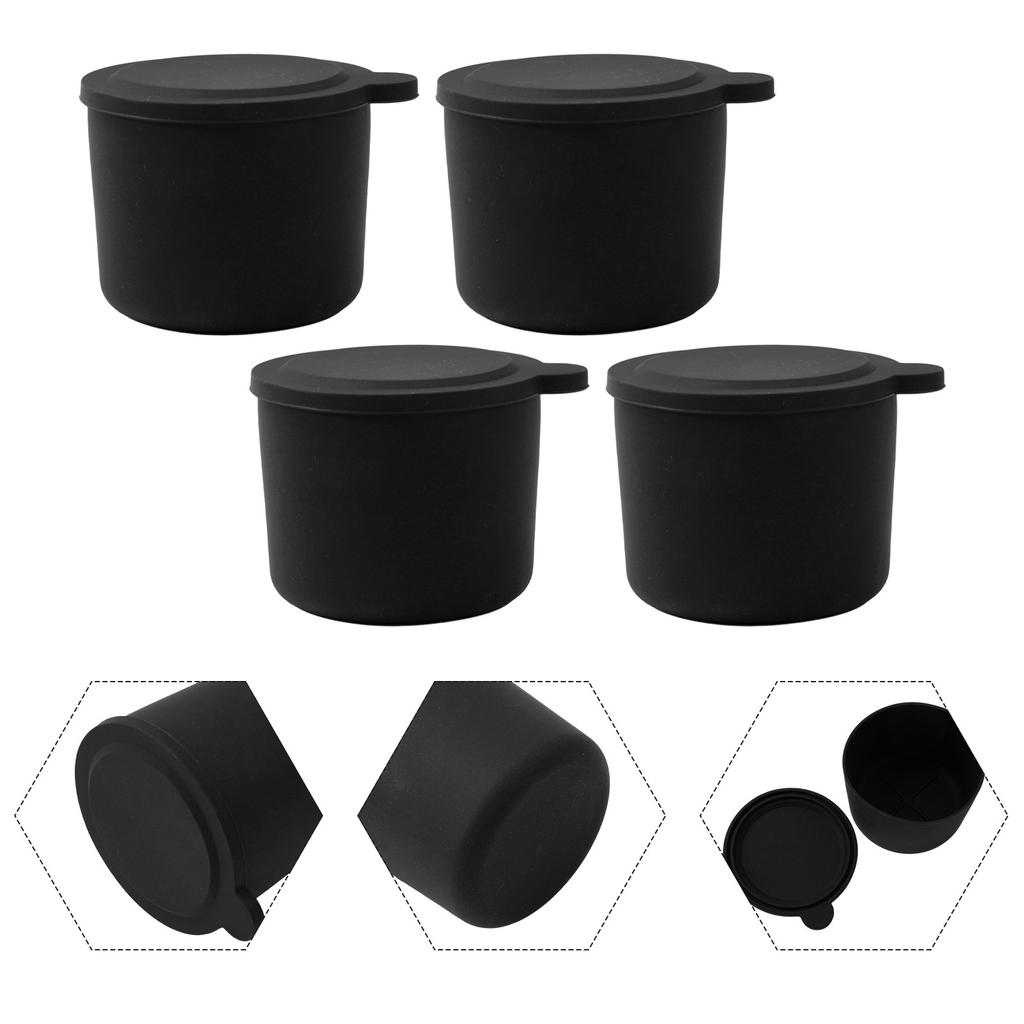 4 ST Isform Svart Hem Värmebeständig Kök