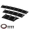 Rear Bumper Diffuser Universal Car Rear Bumper Chassis Fin Spoiler Wing Lip Diffuser Rear Bumper Spoiler