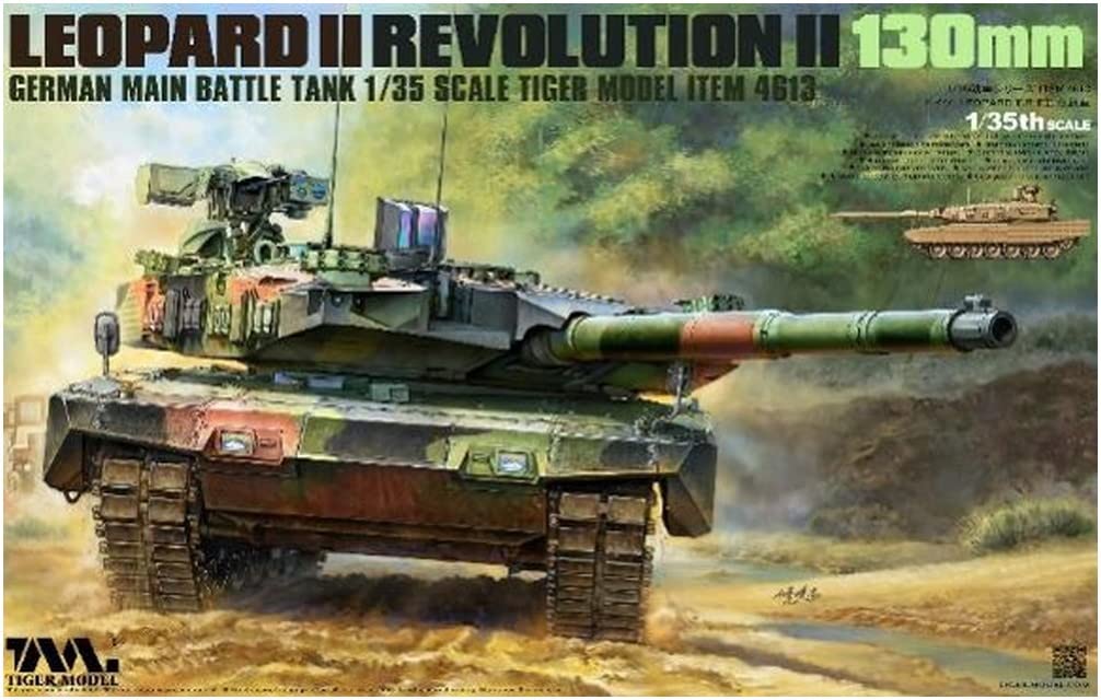Tiger Model Leopard 2 Revolution 2 130mm Gun Plastic Model TML4613 1/35