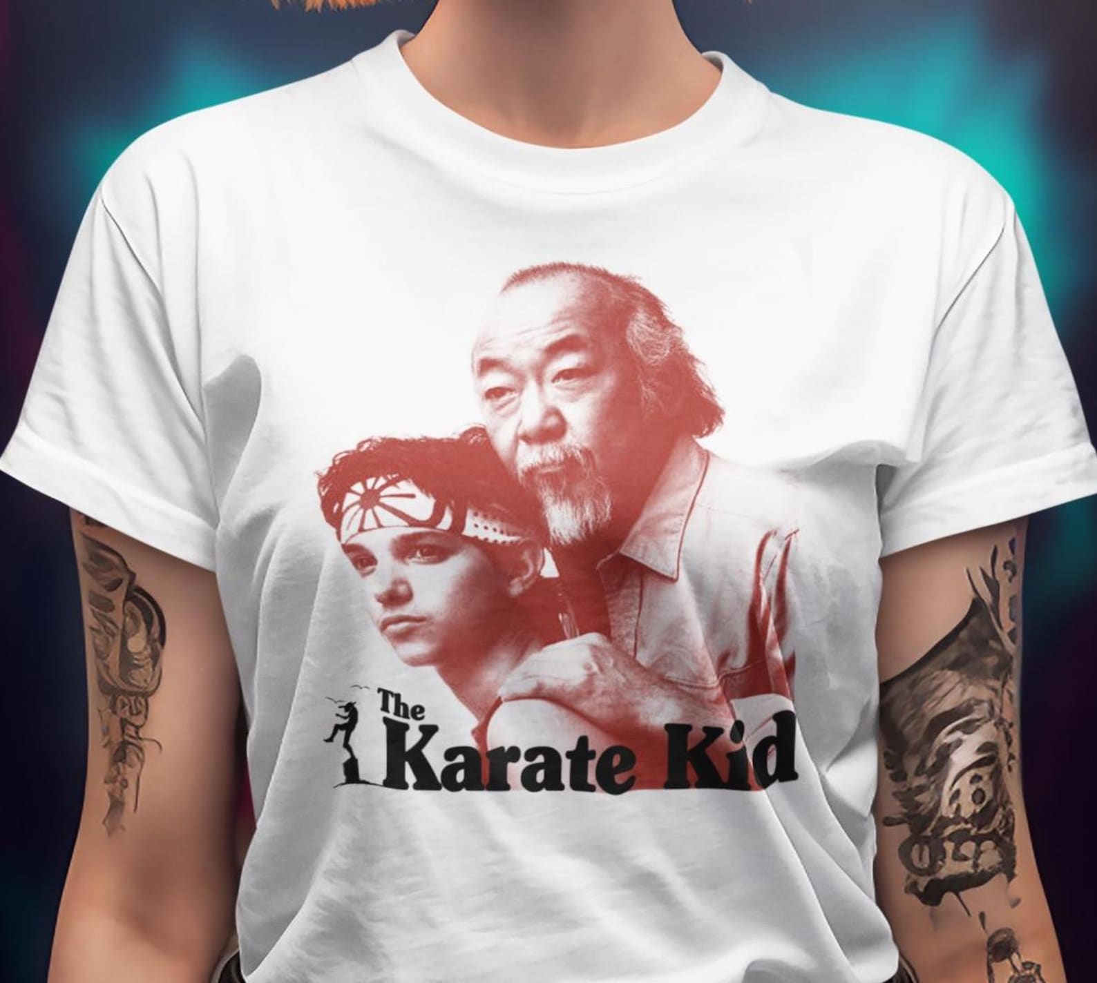 The Karate Kid T-Shirt – 80s Movie, Daniel LaRusso & Mr. Miyagi 4XL