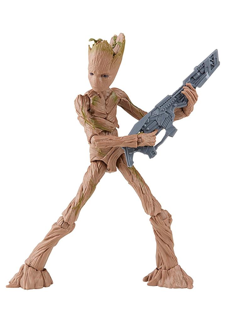 Hasbro MARVEL Marvel Legends Series Love and Thunder Groot F1410 Genuine 6 Inch Size Action Figure Accessories 4 Pieces Parts Included Thor (15 Cm)