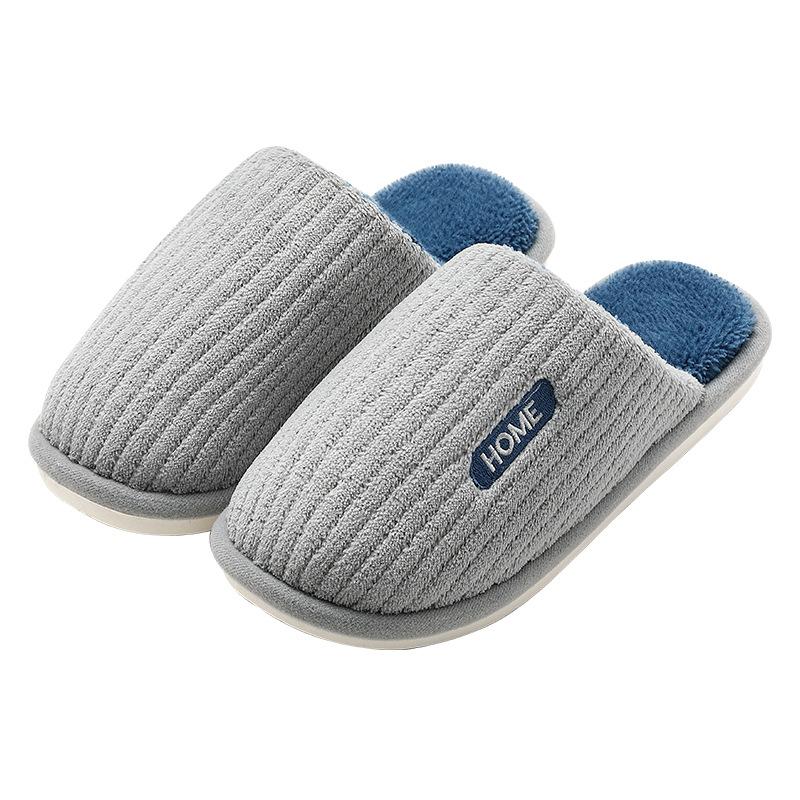 Winter cotton slippers household women's floor slippers non-slip home men's indoor household cotton mop