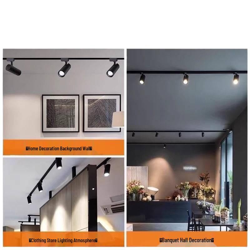 Super Bright LED Ceiling & Wall Track Light for Clothing Store Displays