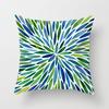 Green Plant Throw Pillow Cover Cactus Geometric Flower Cushion  for Home Sofa Chair   Set