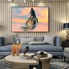 Lord Shiva, frescoes on canvas, Hindu statues, replicas of home decor on canvas, living room Hindu art paintings