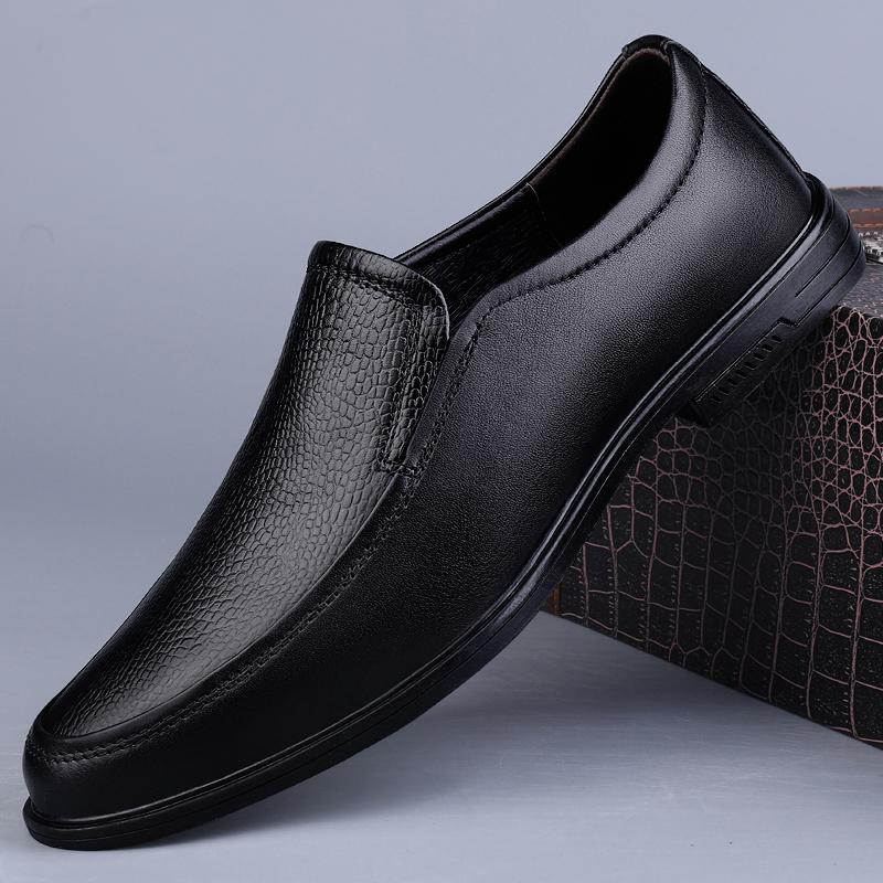 

Нескользящие Легкие Повседневные Туфли Классические Дизайнерские Балетки Мужские Мокасины из Натуральной Кожи для Мужчин Модные Удобные Туфли для Ходьбы 46