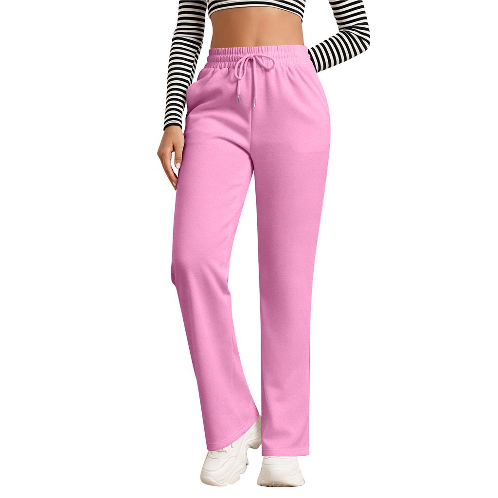 Pantaloni da Ginnastica Larghi da Donna - Foderati con Tasche - Jogger dalla Vestibilità Ampia per un Comfort Rilassato