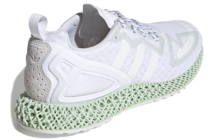 Zx 2K 4D Adidas Originals 'Triple White' FW2002