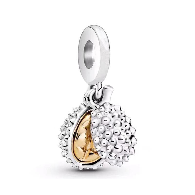 Star Heart Butterfly Lock Charm Bead Pendants for Original Snake Chain Silver Jewelry Gift