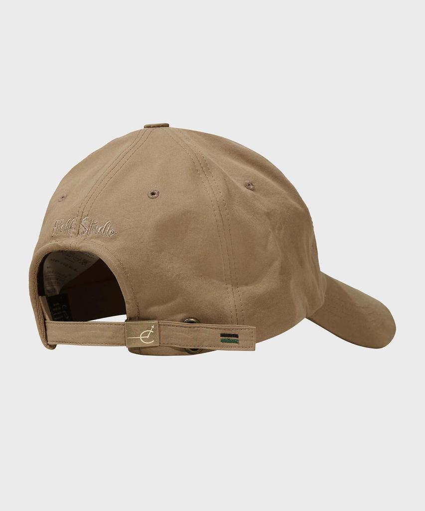 FFEFF STUDIO Washed Cotton Wappen Ball Cap (Beige)