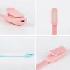 1PC Brightness Adjustable USB Rechargeable Clip-On Study Reading Lamp for Travel Bedroom Dormitory Reading