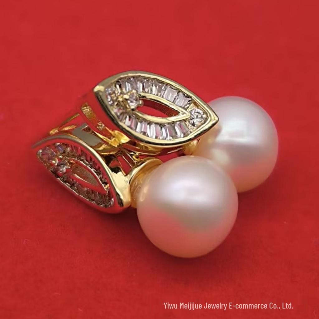 Korean-Style Pearl Rabbit Ear Stud Earrings - Trendy, Versatile Fashion Accessories