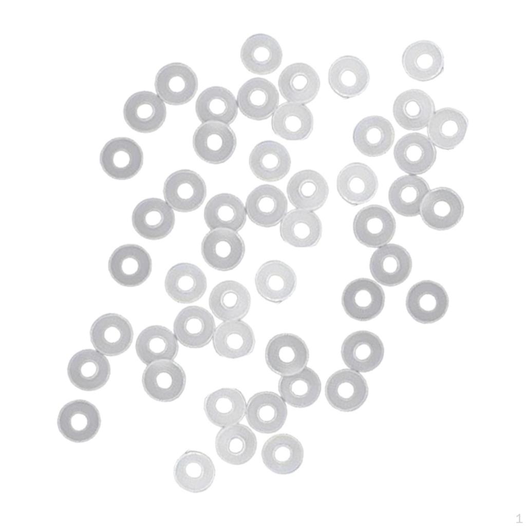 50 -fold Badminton Indicator Seals Accessories for Double Base Holes Repair Replacement Wire